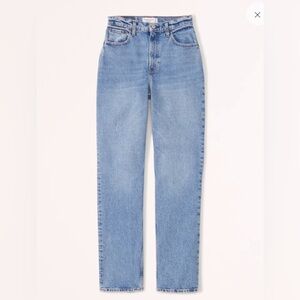 Abercrombie & Fitch Classic Blue Straight Leg Jeans